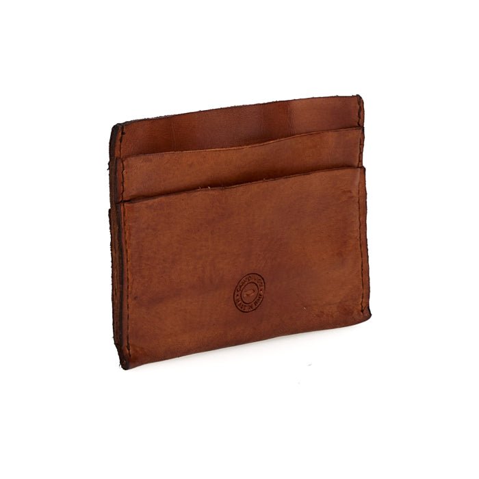 Porta Carte in pelle Campomaggi C014440ND X0001 cognac - Pelletteria Allegrini