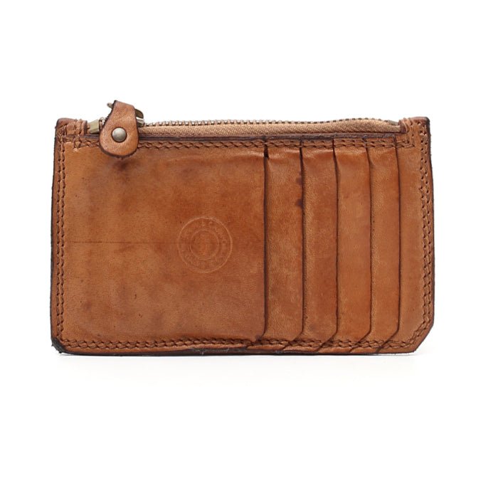Porta Carte in pelle Campomaggi C014450ND X0001 cognac - Pelletteria Allegrini