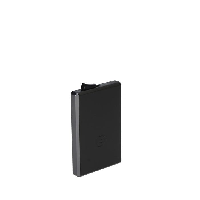Portacarte in alluminio e pelle Piquadro PP7072B2R Blu - Pelletteria Allegrini