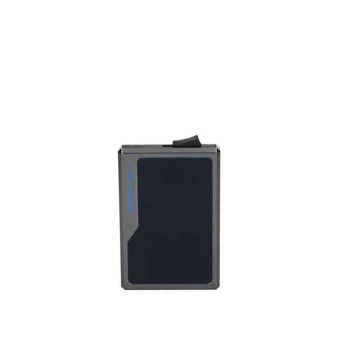 Portacarte in alluminio e pelle Piquadro PP7072B2R Blu - Pelletteria Allegrini