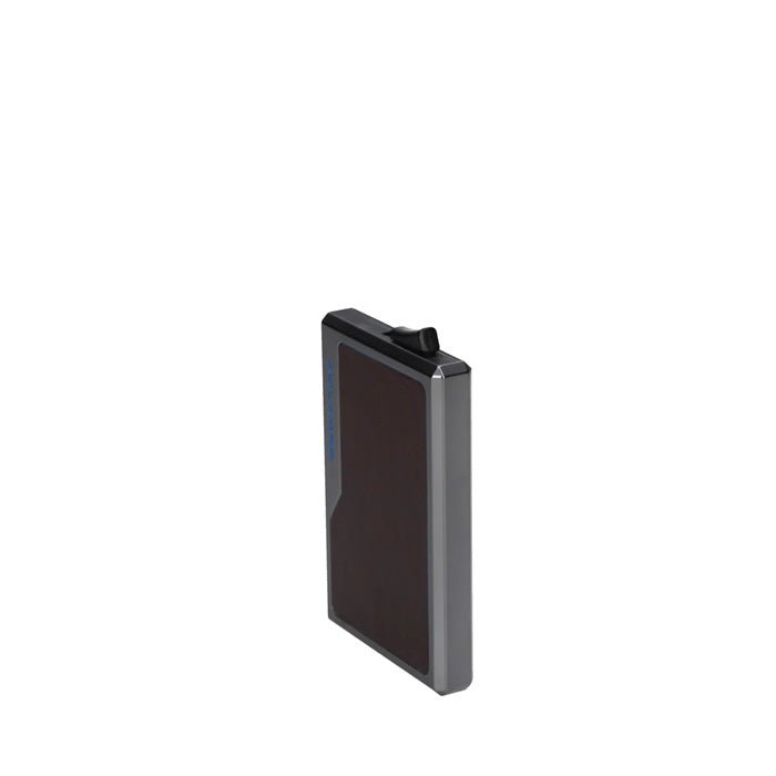 Portacarte in alluminio e pelle Piquadro PP7072B2R Mogano - Pelletteria Allegrini
