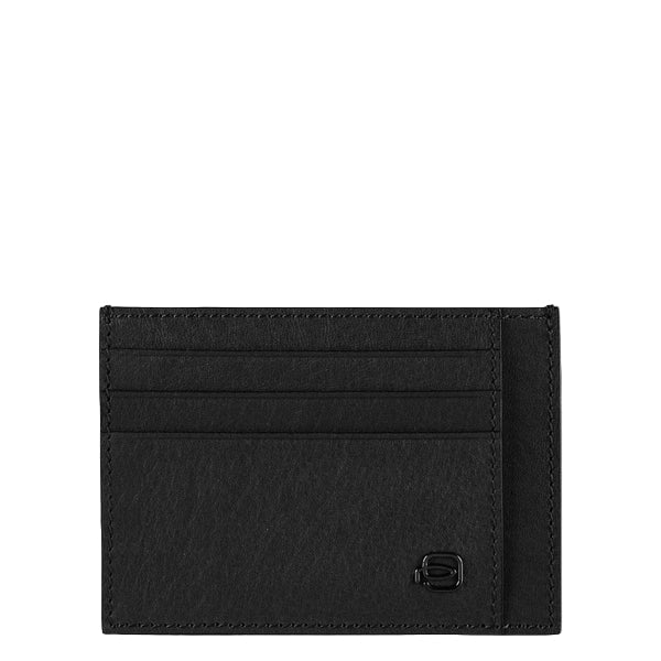 Portacarte uomo sottile Piquadro PP2762B3R Nero - Pelletteria Allegrini
