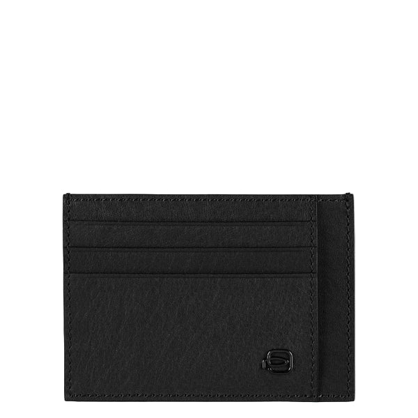 Portacarte uomo sottile Piquadro PP2762B3R Nero - Pelletteria Allegrini