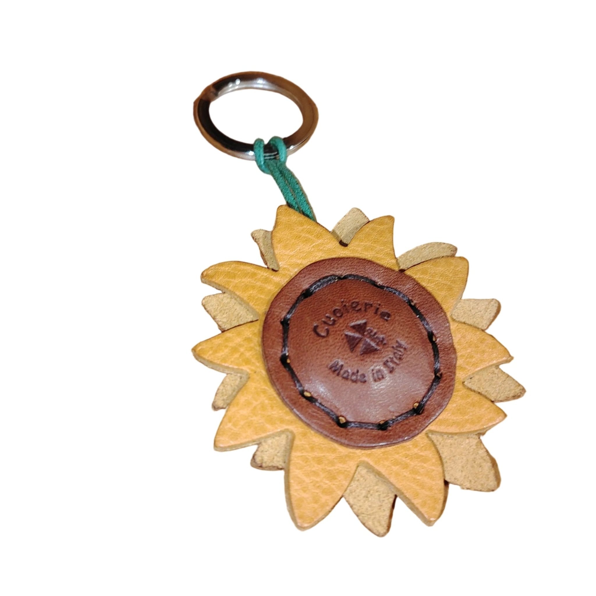 Portachiavi in pelle Pelletteria Allegrini Filippo Girasole - Pelletteria Allegrini