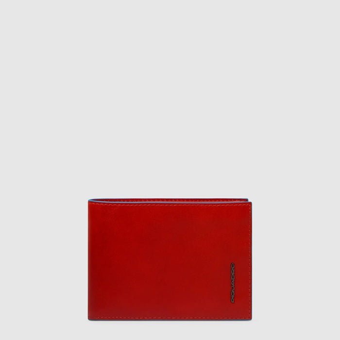 Portafogli uomo con porta documenti Piquadro PU1392B2R Arancio - Pelletteria Allegrini