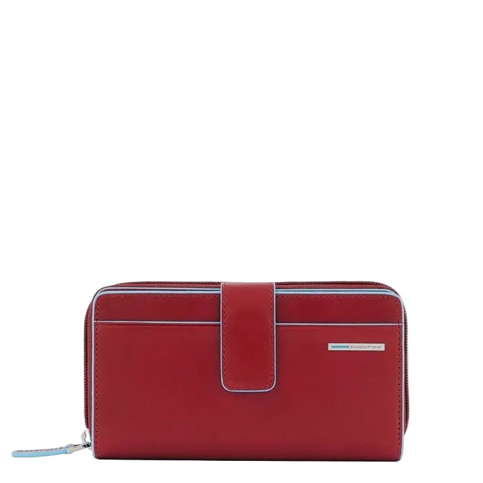 Portafoglio donna in pelle Piquadro PD1354B2R Rosso - Pelletteria Allegrini