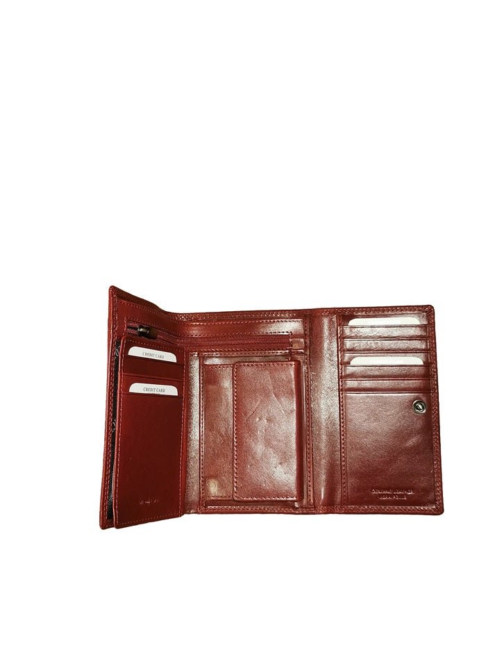 Portafoglio in cuoio I Medici 64/035 Rosso - Pelletteria Allegrini