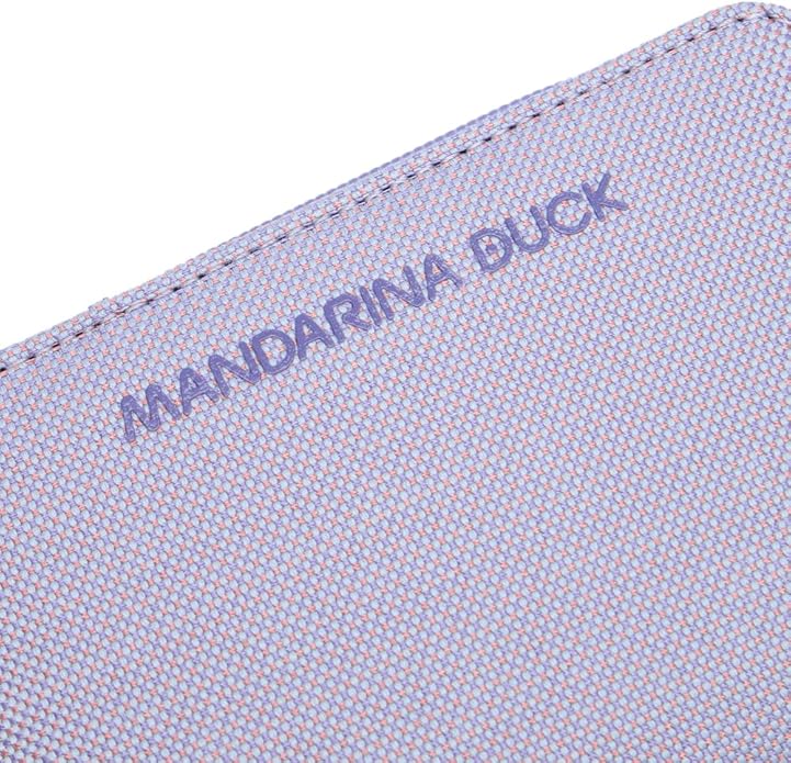 Portafoglio in tessuto MD Mandarina Duck P10QMPN8 Lavander - Pelletteria Allegrini