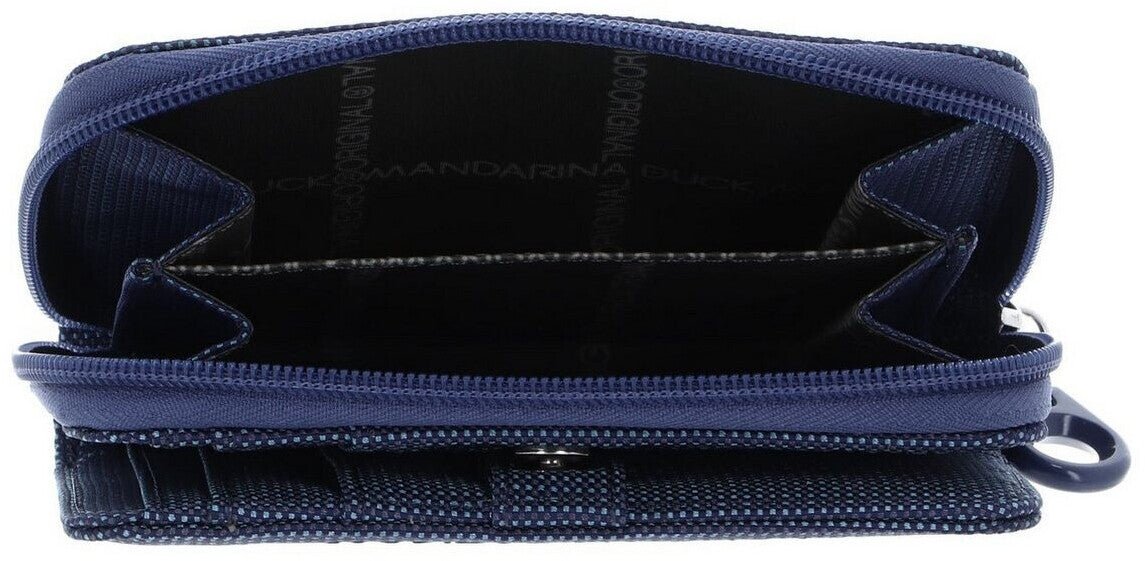 Portafoglio in tessuto MD20 Mandarina Duck P10QMPN8 Deep blue - Pelletteria Allegrini