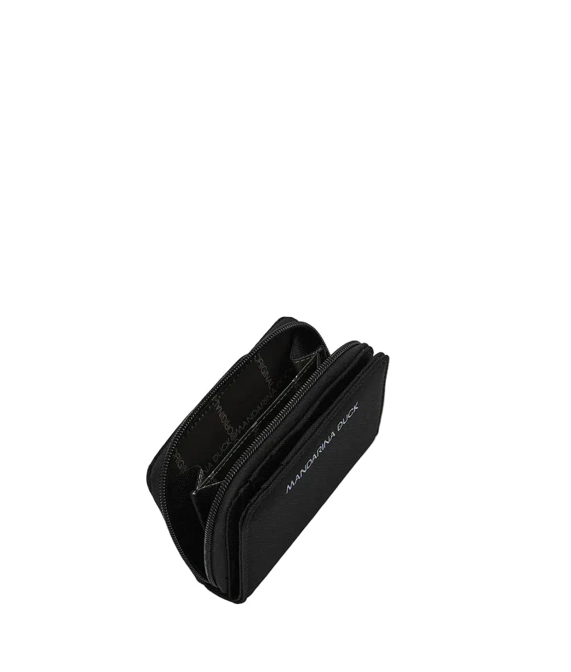 Portafoglio in tessuto MD20 Mandarina Duck P10QMPN8 Nero - Pelletteria Allegrini