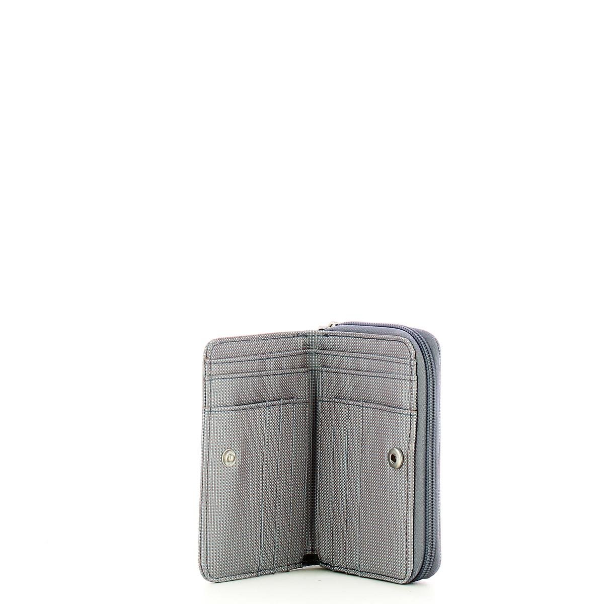 Portafoglio in tessuto MD20 Mandarina Duck P10QMPN8 Summer fog - Pelletteria Allegrini