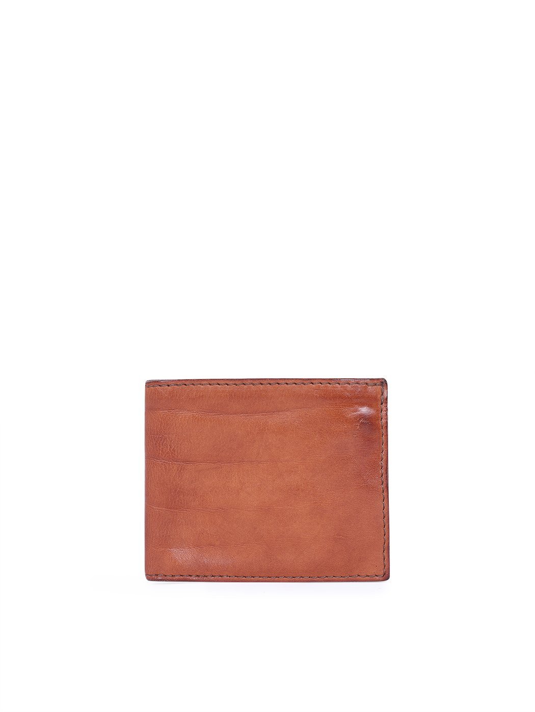 Portafoglio uomo con porta monete in pelle Campomaggi C014540ND X0001 cognac - Pelletteria Allegrini