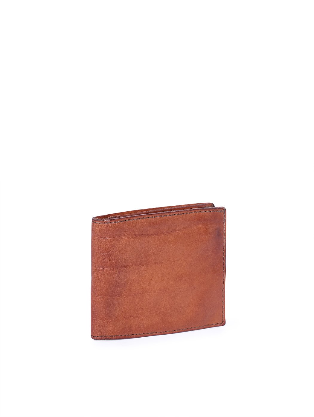 Portafoglio uomo con porta monete in pelle Campomaggi C014540ND X0001 cognac - Pelletteria Allegrini