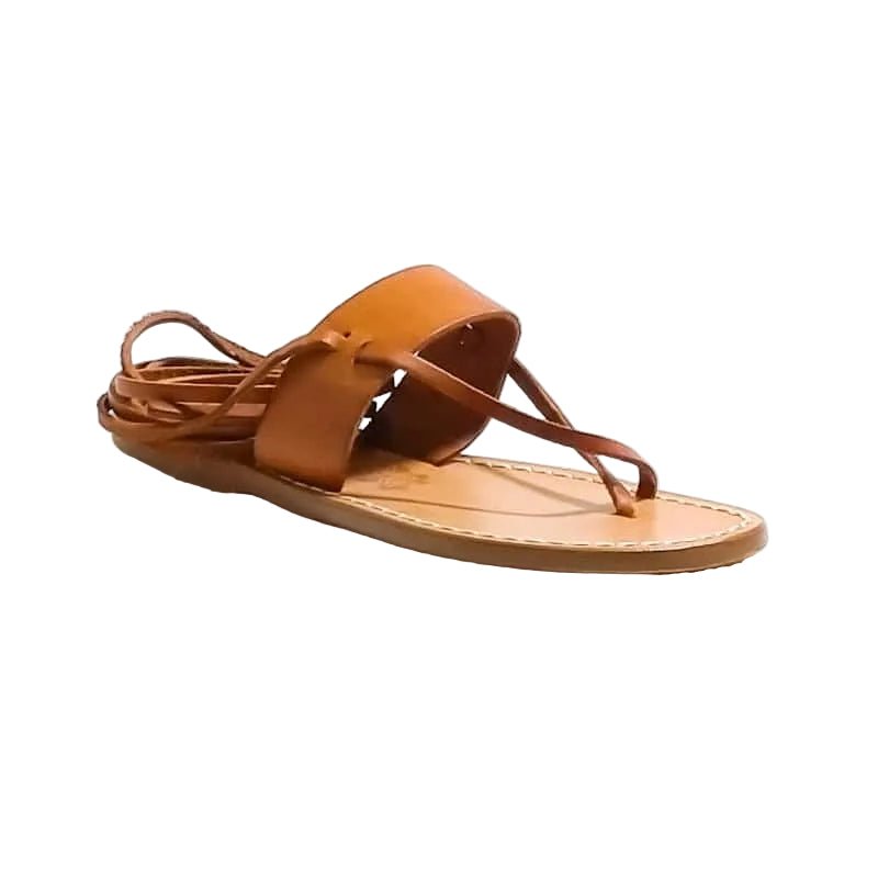 Sandalo in cuoio alla schiava donna Pelletteria Allegrini Filippo 524D cuoio - Pelletteria Allegrini