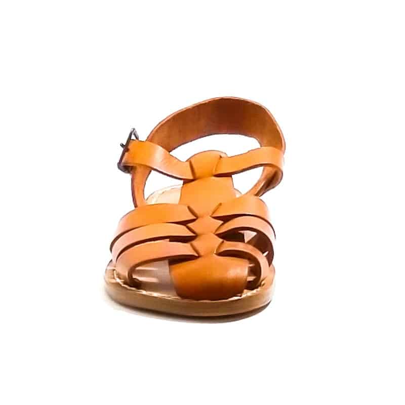 Sandalo in cuoio donna Pelletteria Allegrini Filippo 501D Cuoio - Pelletteria Allegrini