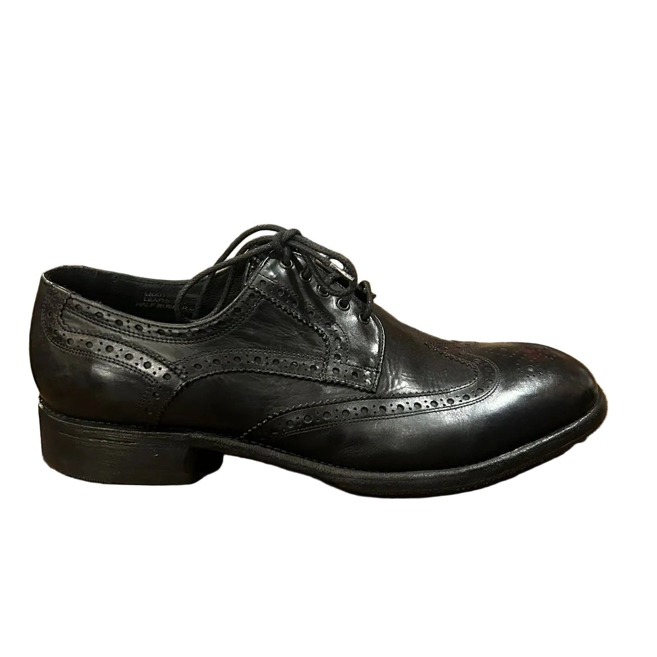 Scarpa stringata uomo in pelle Pelletteria Allegrini Filippo A628 nero - Pelletteria Allegrini