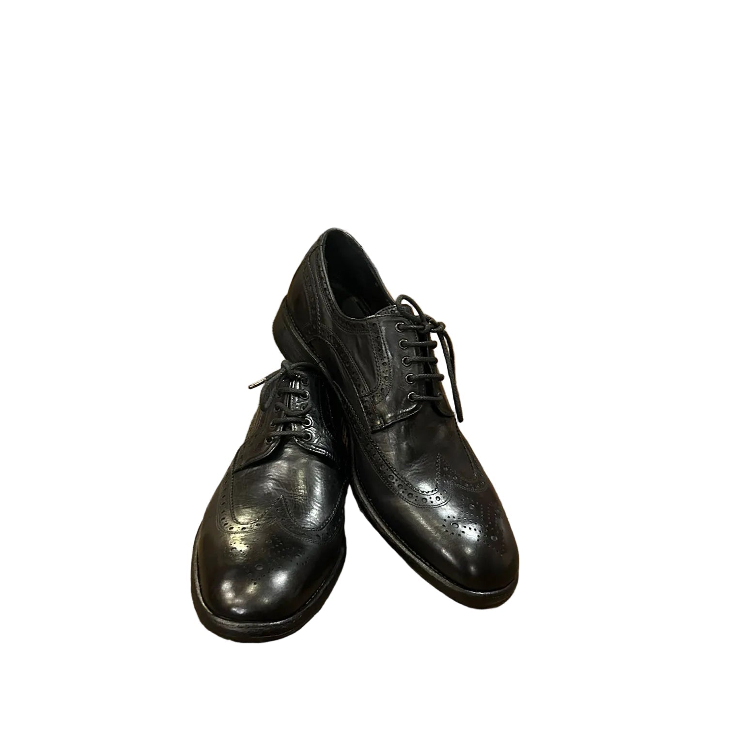 Scarpa stringata uomo in pelle Pelletteria Allegrini Filippo A628 nero - Pelletteria Allegrini