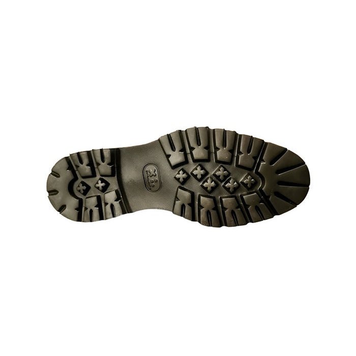 Scarpa stringata uomo in pelle Pelletteria Allegrini Filippo PRESTON Marrone scuro - Pelletteria Allegrini