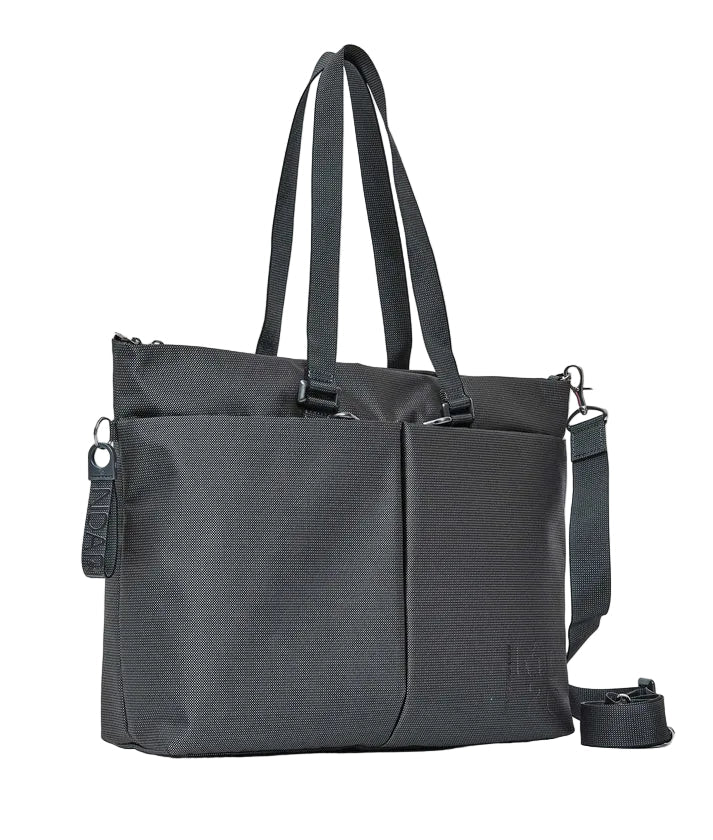 Shopper business MD Mandarina Duck P10QMT42 Steel - Pelletteria Allegrini