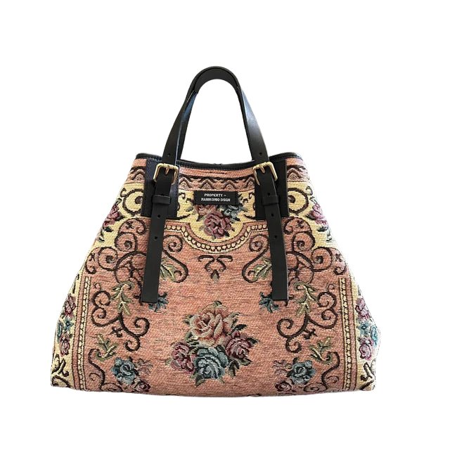Shopping bag MANIKOMIO DESIGN 2 PROJECT "RUG" Rosa - Pelletteria Allegrini