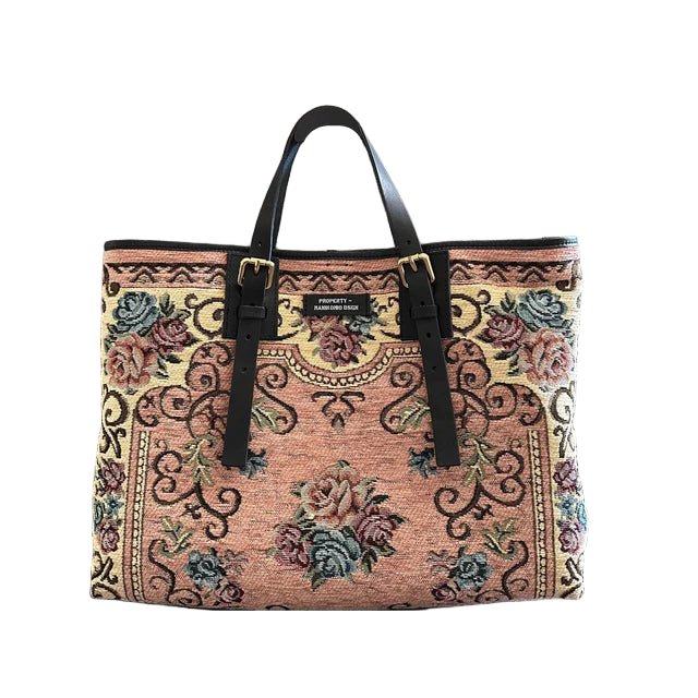 Shopping bag MANIKOMIO DESIGN 2 PROJECT "RUG" Rosa - Pelletteria Allegrini