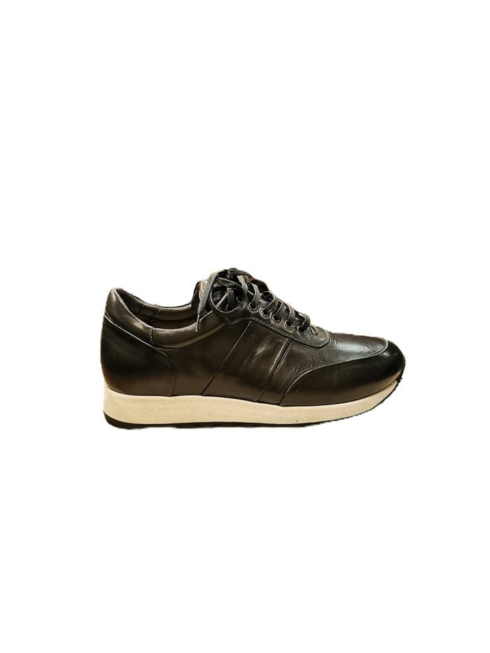 Sneakers donna in pelle Pelletteria Allegrini Filippo MICHI Nero - Pelletteria Allegrini