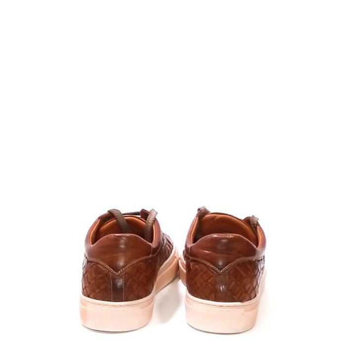 Sneakers intrecciata donna Pelletteria Allegrini Filippo D631 Coker - Pelletteria Allegrini