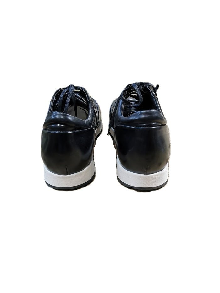 Sneakers uomo in pelle Pelletteria Allegrini Filippo COLLE Nero - Pelletteria Allegrini