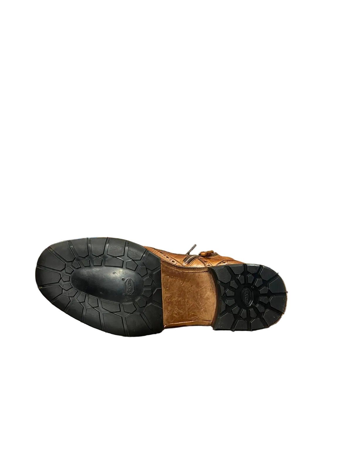 Stivaletto da uomo in pelle Pelletteria Allegrini Filippo 5295 Cuoio - Pelletteria Allegrini