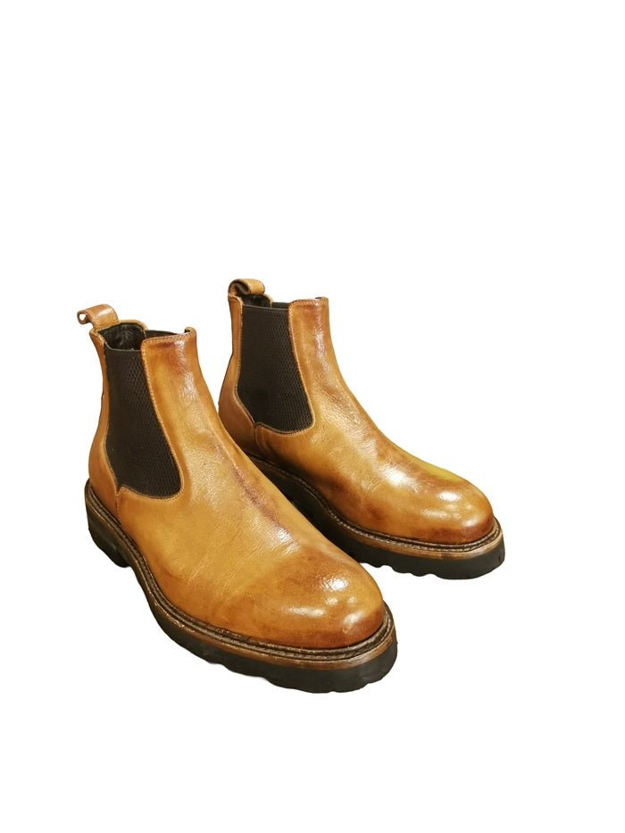 Stivaletto donna in pelle Pelletteria Allegrini Filippo RIETI Cuoio - Pelletteria Allegrini