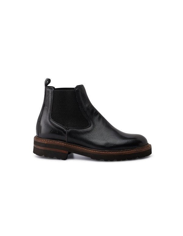 Stivaletto donna in pelle Pelletteria Allegrini Filippo RIETI Nero - Pelletteria Allegrini