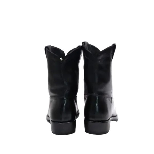 Stivaletto texano donna in pelle Pelletteria Allegrini Filippo 5258 Nero - Pelletteria Allegrini