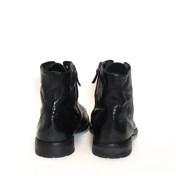 Stivaletto uomo in pelle Pelletteria Allegrini Filippo 5295 Nero - Pelletteria Allegrini