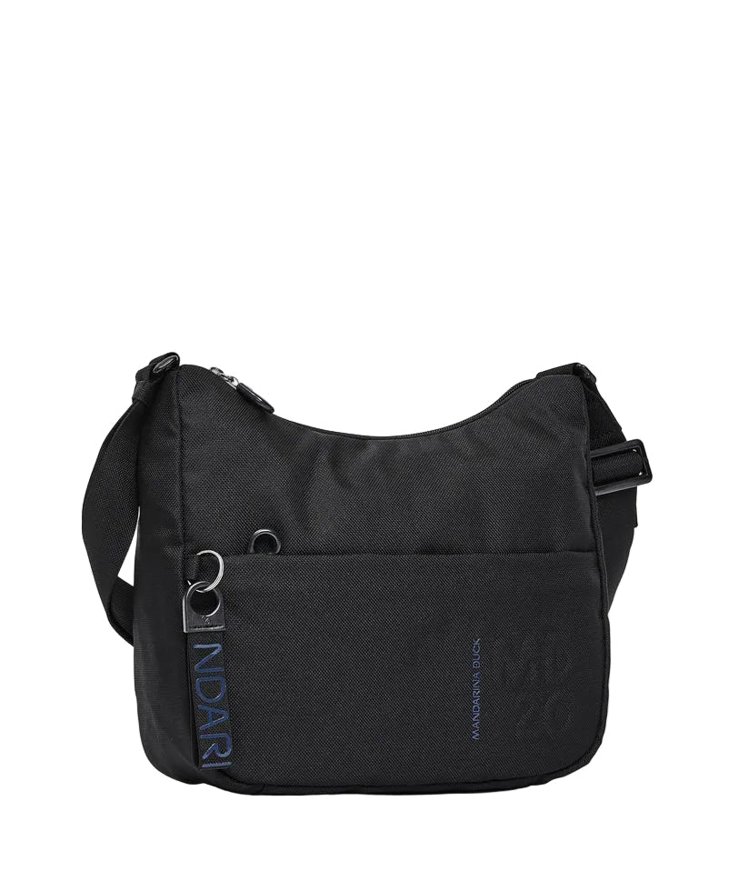 Tracolla in tessuto MD20 Mandarina Duck P10QMT37 Nero - Pelletteria Allegrini