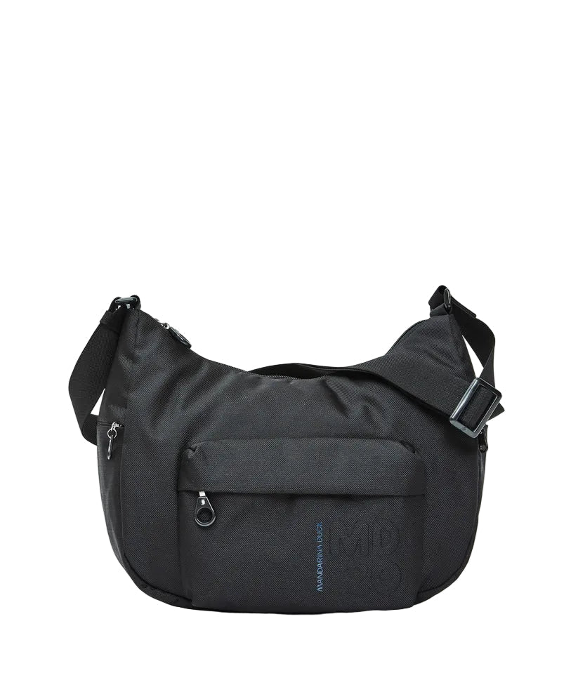 Tracolla in tessuto MD20 Mandarina Duck P10QMT56 Nero - Pelletteria Allegrini