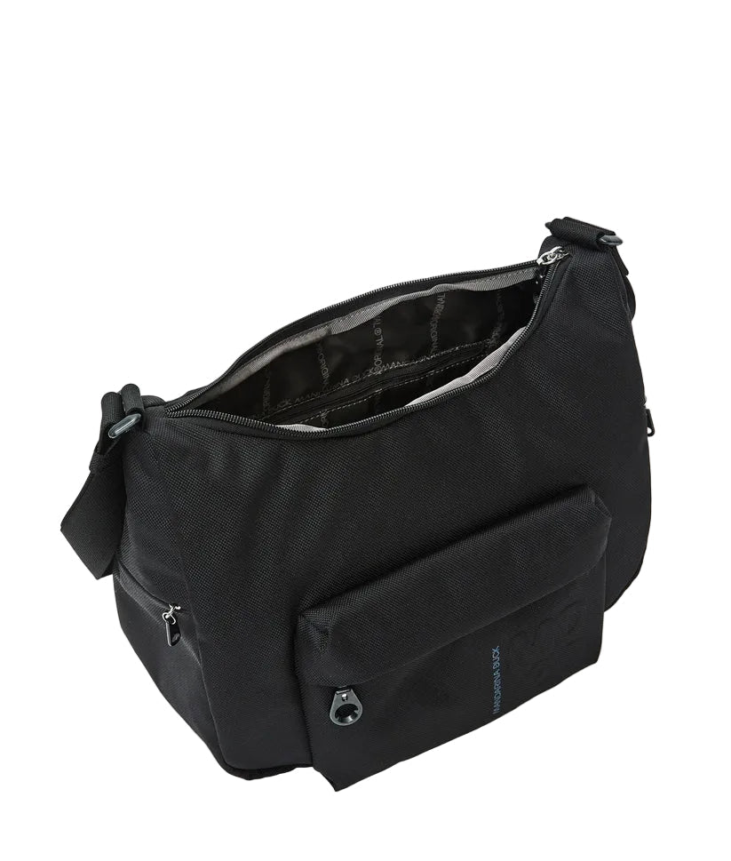 Tracolla in tessuto MD20 Mandarina Duck P10QMT56 Nero - Pelletteria Allegrini