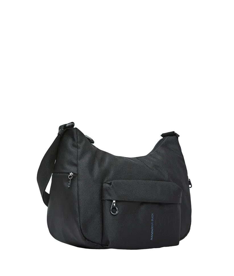 Tracolla in tessuto MD20 Mandarina Duck P10QMT56 Nero - Pelletteria Allegrini