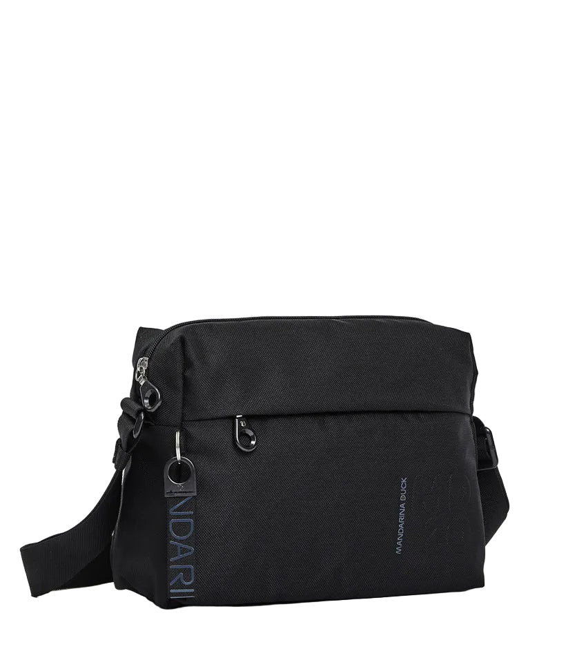 Tracolla in tessuto MD20 Mandarina Duck P10QMTV8 Nero - Pelletteria Allegrini