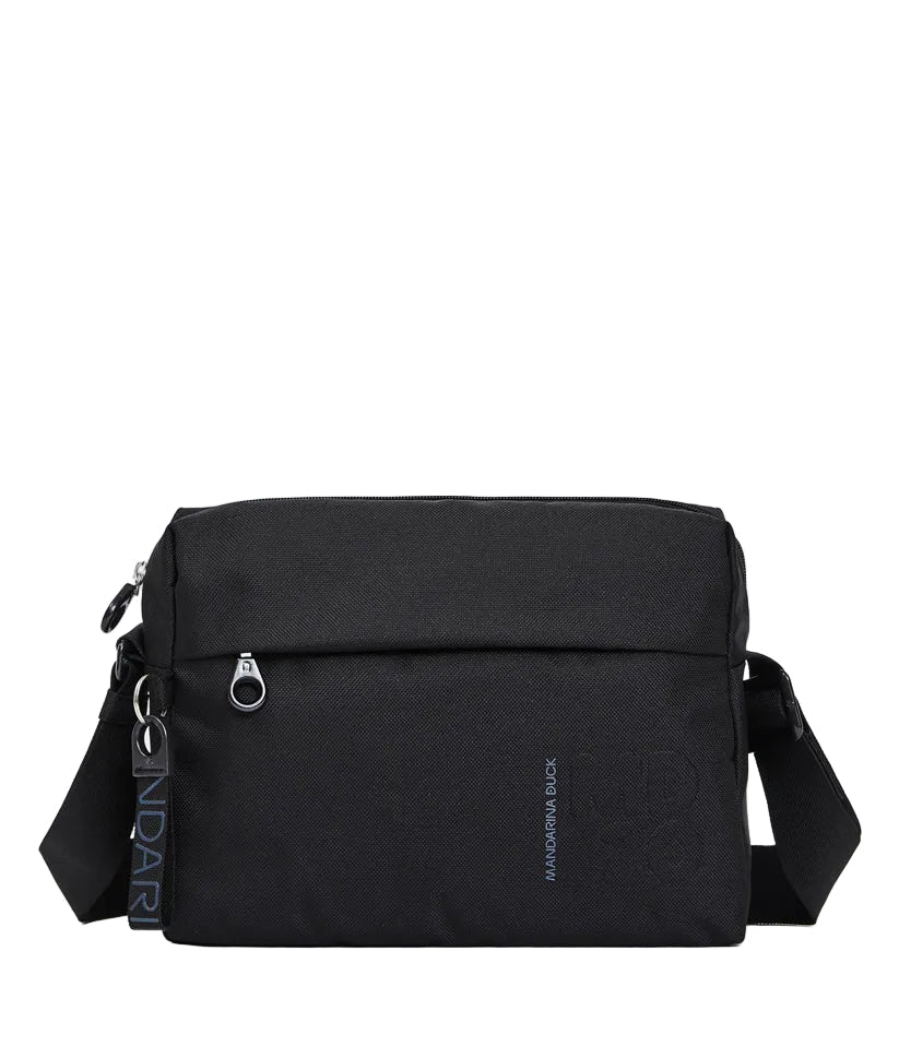 Tracolla in tessuto MD20 Mandarina Duck P10QMTV8 Nero - Pelletteria Allegrini