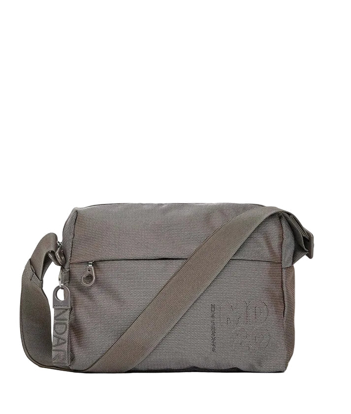 Tracolla in tessuto MD20 Mandarina Duck P10QMTV8 Taupe - Pelletteria Allegrini
