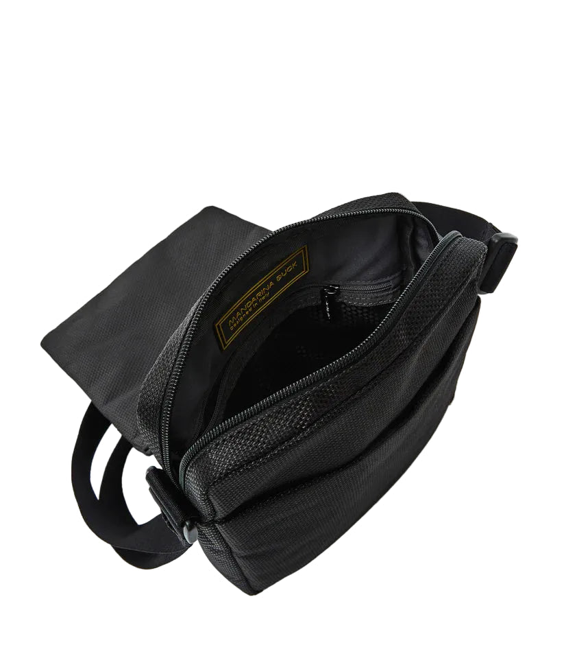 Tracolla in tessuto Zephyr Mandarina Duck P10OTT02 Nero - Pelletteria Allegrini