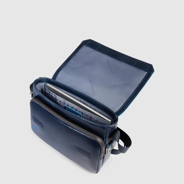 Tracolla uomo Piquadro CA6812B2 Blu - Pelletteria Allegrini