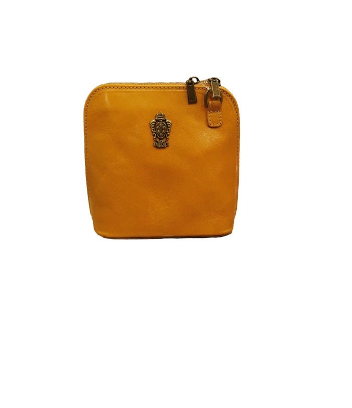 Tracollina in pelle i Medici 63/298 Giallo - Pelletteria Allegrini