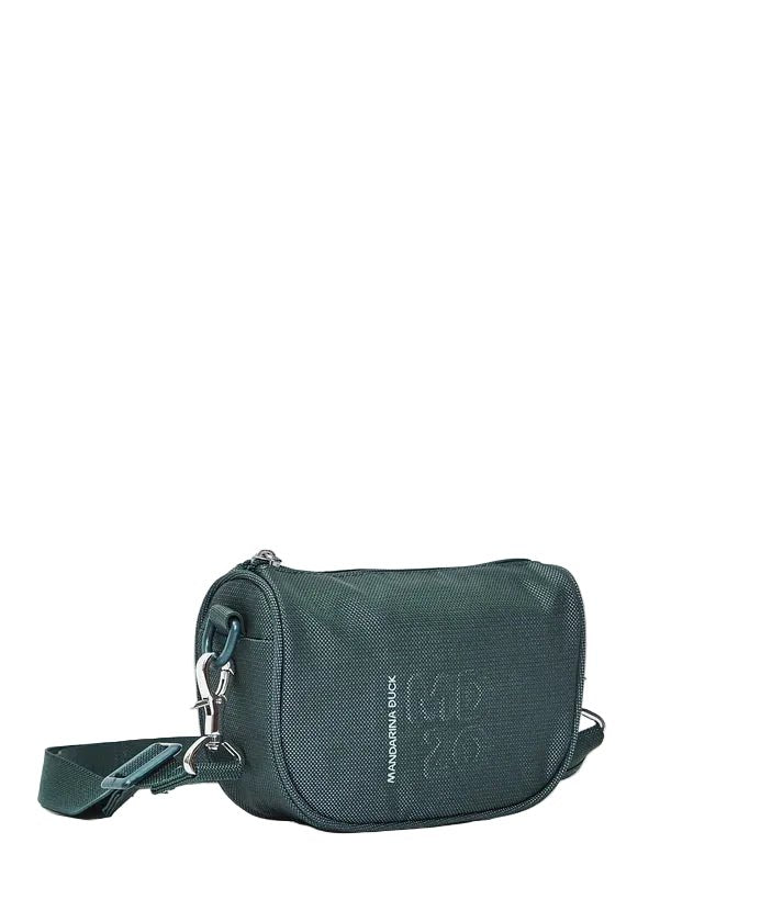 Tracollina mini in tessuto MD Mandarina Duck P10QMT54 Pine green - Pelletteria Allegrini