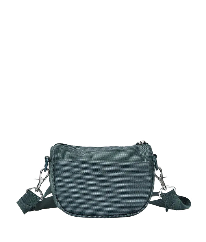 Tracollina mini in tessuto MD Mandarina Duck P10QMT54 Pine green - Pelletteria Allegrini