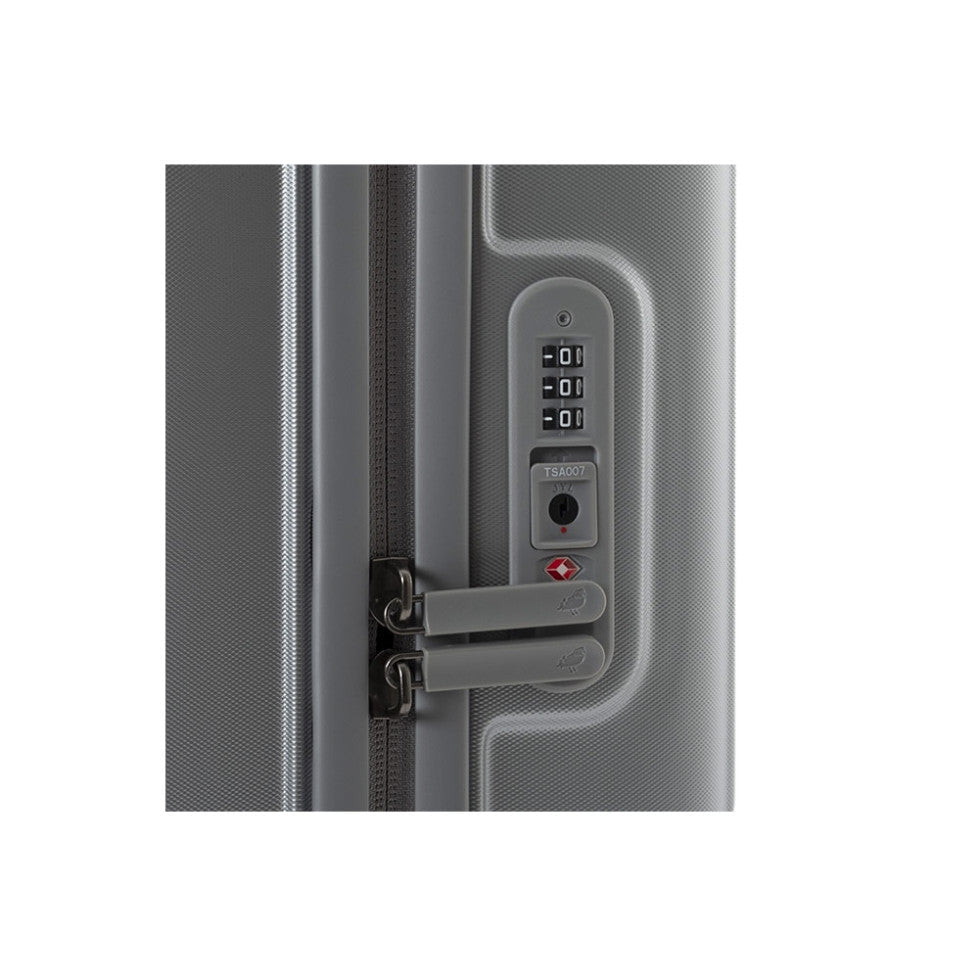 Trolley Cabin LOGODUCK Mandarina Duck P10SZV54 Silver - Pelletteria Allegrini