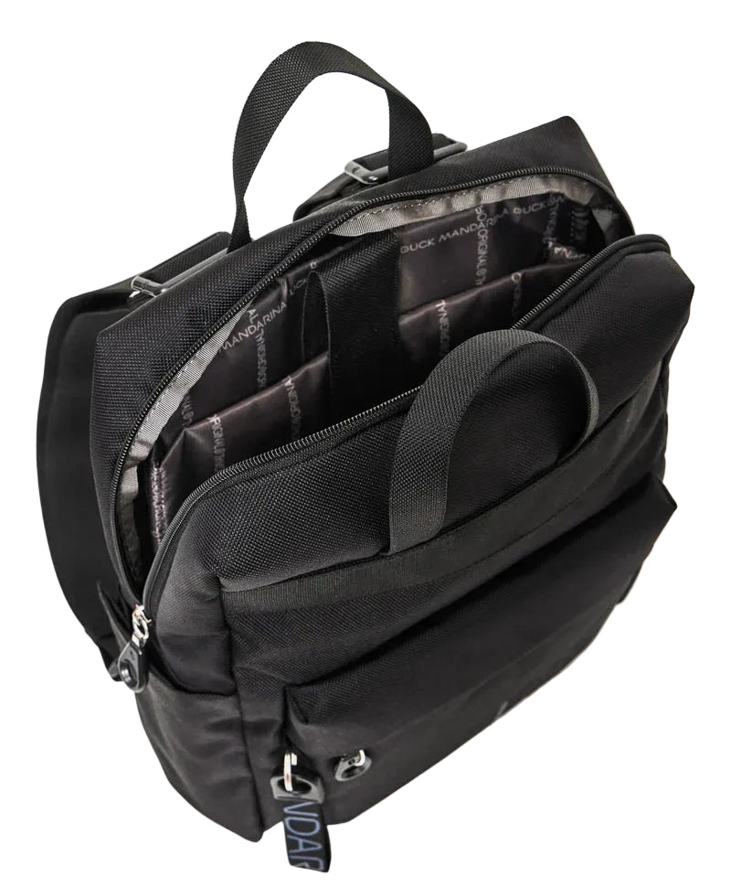 Zaino 2 manici MD20 Mandarina Duck P10QMT17 Nero - Pelletteria Allegrini