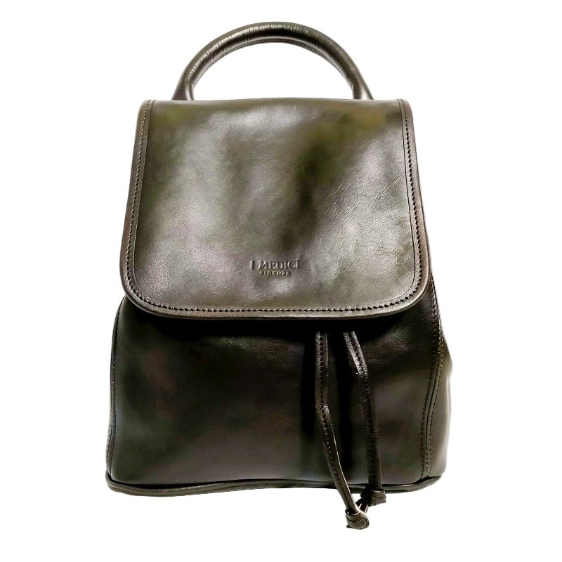 Zaino in cuoio I Medici 63/6400 Nero - Pelletteria Allegrini