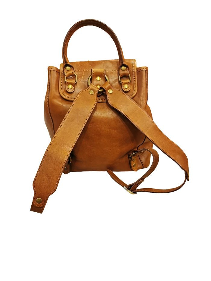 Zaino in cuoio I Medici 63/7000 marrone - Pelletteria Allegrini