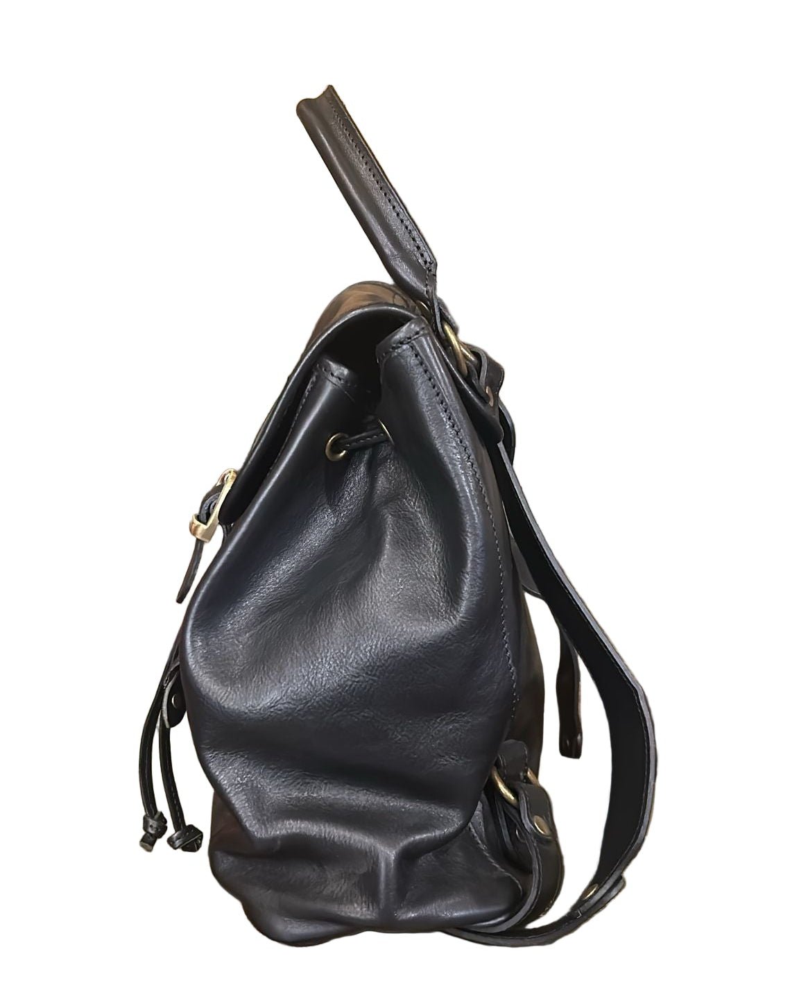 Zaino in cuoio I Medici 63/7000 nero - Pelletteria Allegrini